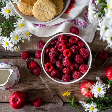 appetizer apples berries berry